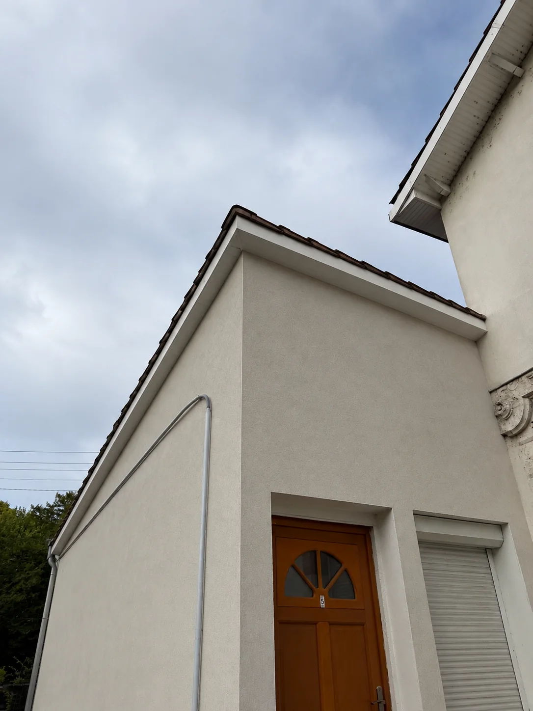 Façade propre après intervention
